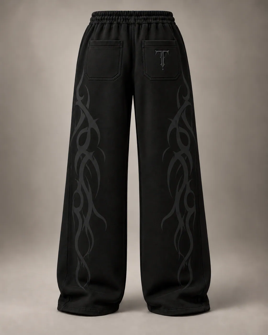 FLOW SWEATS in Black / Tonal, back