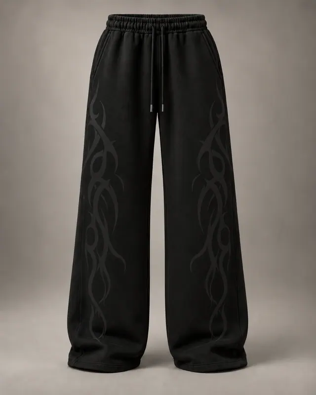 FLOW SWEATS in Black / Tonal, front