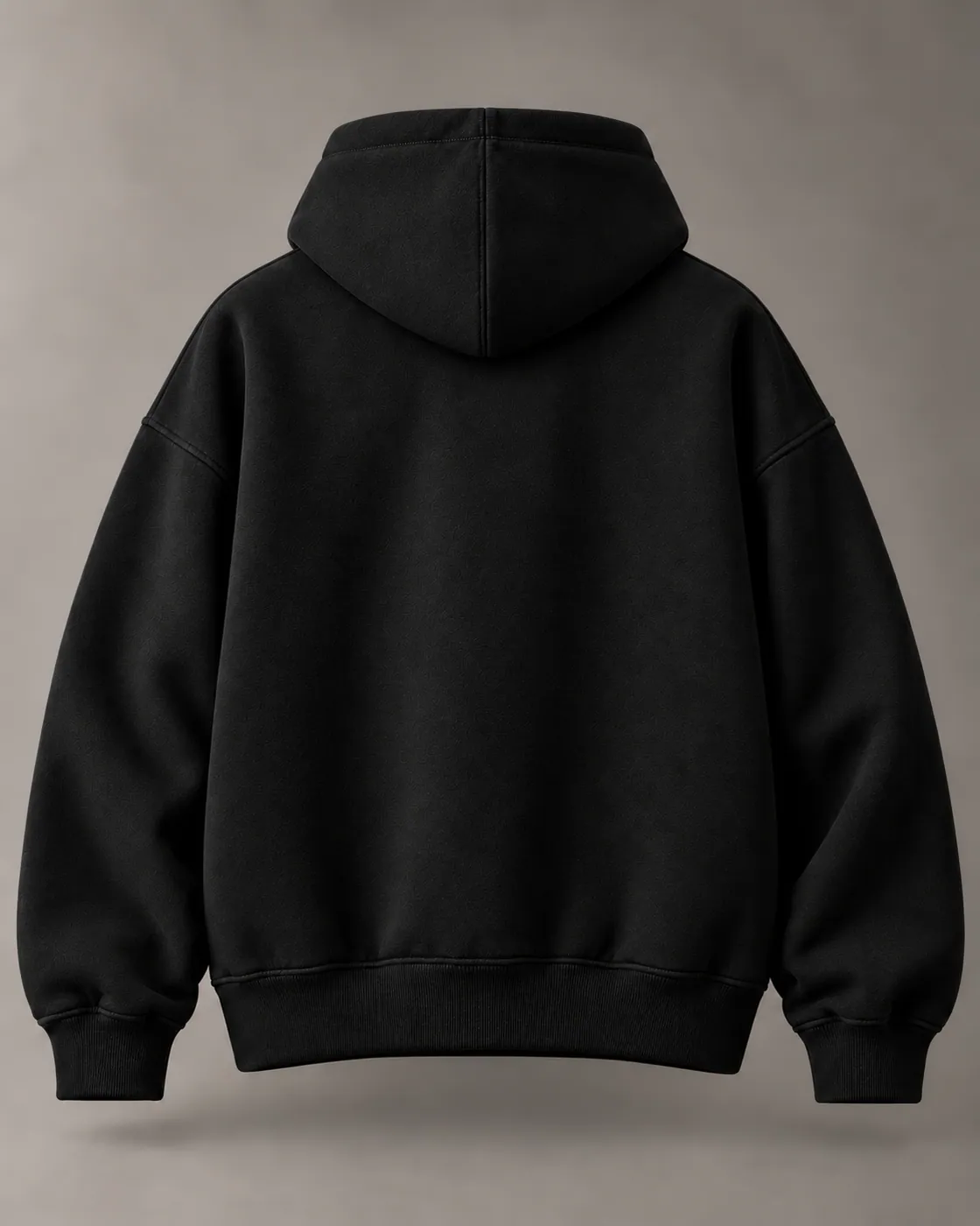 FORM HOODIE in Black / Tonal, back