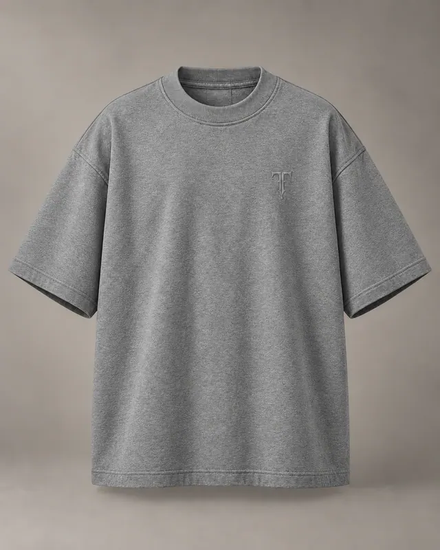 FORM TEE in Grey / Tonal, front