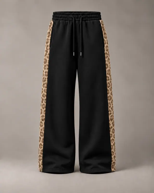 SPOT SWEATS in Black / Tonal, front